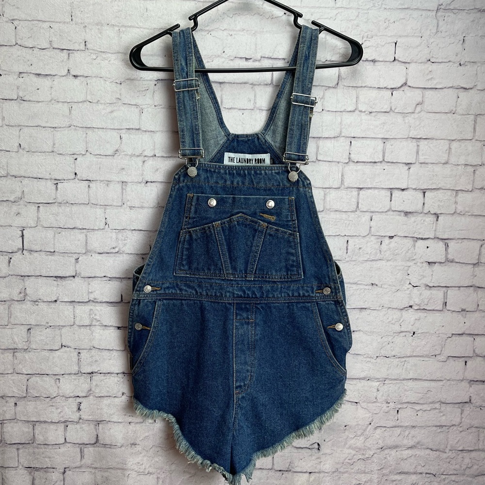 The Laundry Room little Howdies short overalls size XS/S